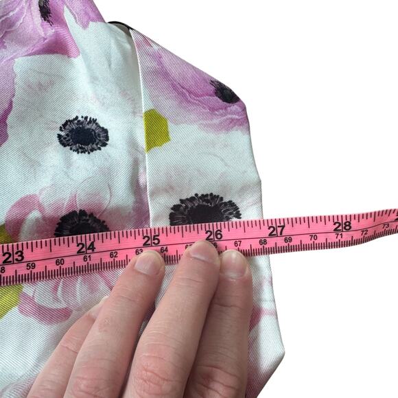 NEW Gentile Catone Merini Floral Silk Button Front Blouse - Picture 13 of 13